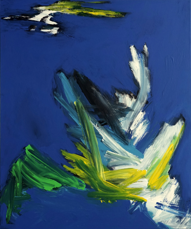 "Ohne Titel" No.10 | 120x100cm | SE 2019 - Stefanie Schmitt-Effinger Acryl auf Leinwand